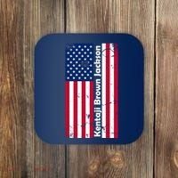 Kentaji Brown Jackson USA Flag Coaster thumb 0