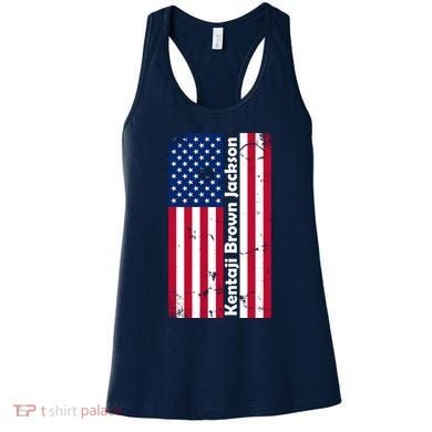 Kentaji Brown Jackson USA Flag Women's Tank Top