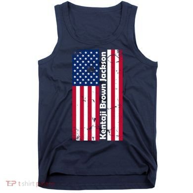 Kentaji Brown Jackson USA Flag Tank Top