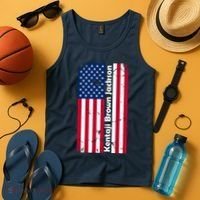 Kentaji Brown Jackson USA Flag Tank Top thumb 4
