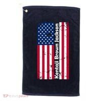 Kentaji Brown Jackson USA Flag Golf Towel thumb 0