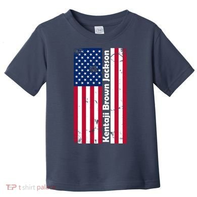 Kentaji Brown Jackson USA Flag Toddler T-Shirt