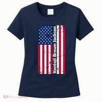 Kentaji Brown Jackson USA Flag Women's T-Shirt thumb 0