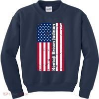 Kentaji Brown Jackson USA Flag Kids Sweatshirt thumb 0