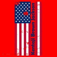 Kentaji Brown Jackson USA Flag Santa Hat thumb 1