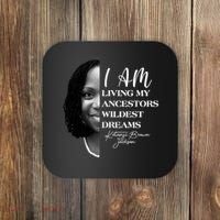 Ketanji Brown Jackson I Am Living My Ancestors Wildest Dreams Coaster thumb 0