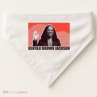 Ketanji Brown Jackson Supreme Court History USA-Made Doggie Bandana thumb 0
