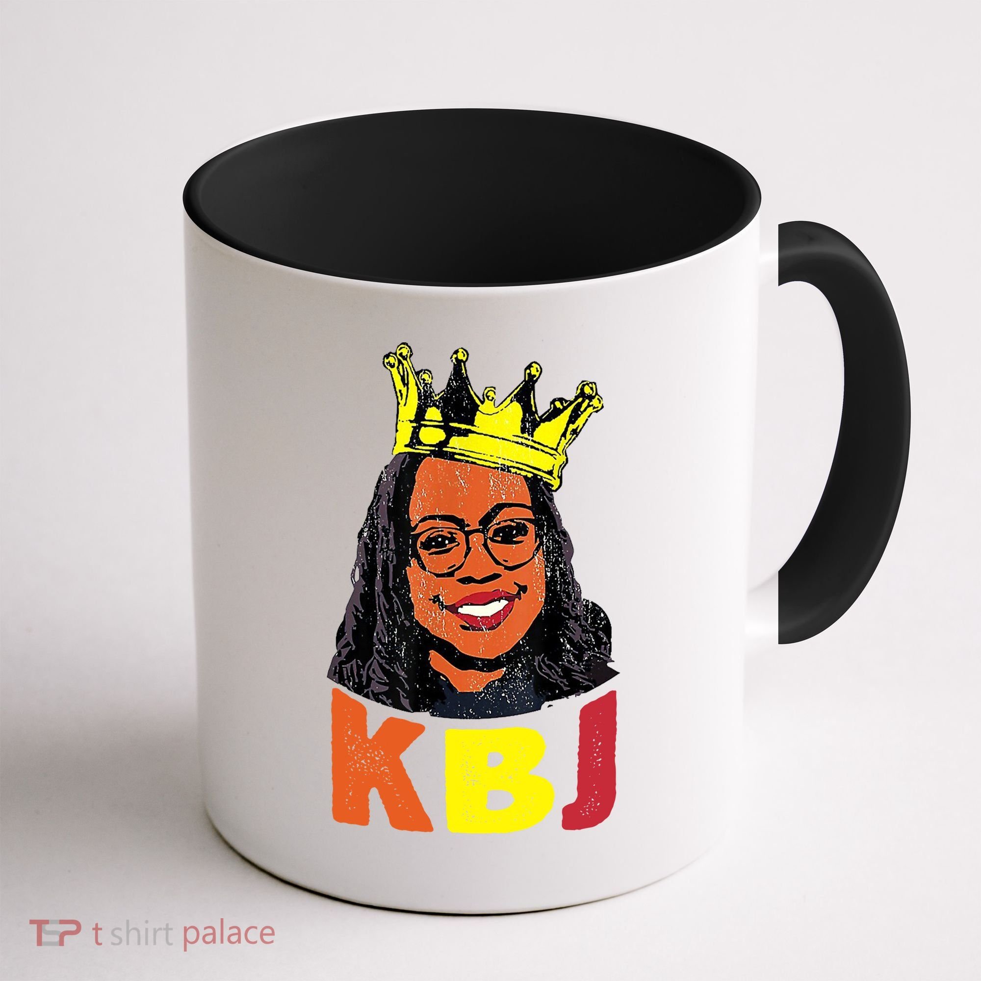 Ketanji Brown Jackson Retro KBJ Crown Coffee Mug