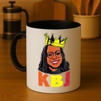 Ketanji Brown Jackson Retro KBJ Crown Coffee Mug thumb 4