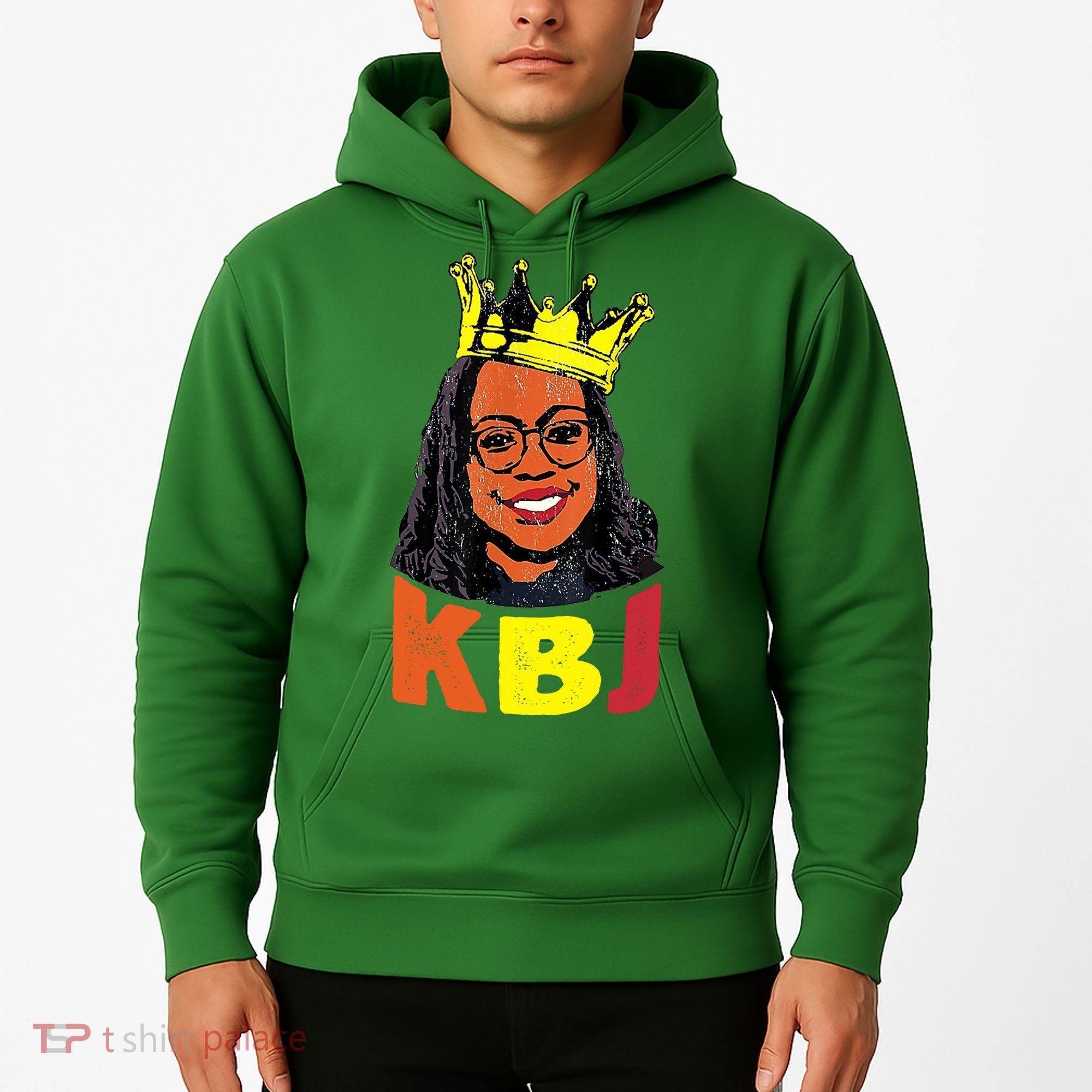 Ketanji Brown Jackson Retro KBJ Crown Hoodie