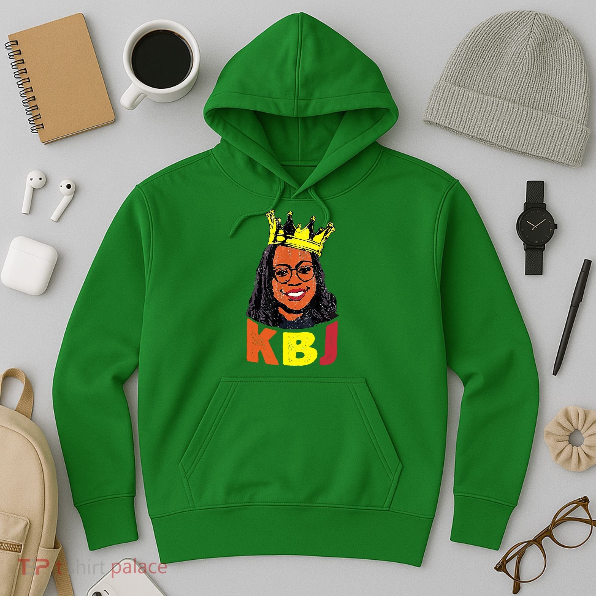 Ketanji Brown Jackson Retro KBJ Crown Hoodie