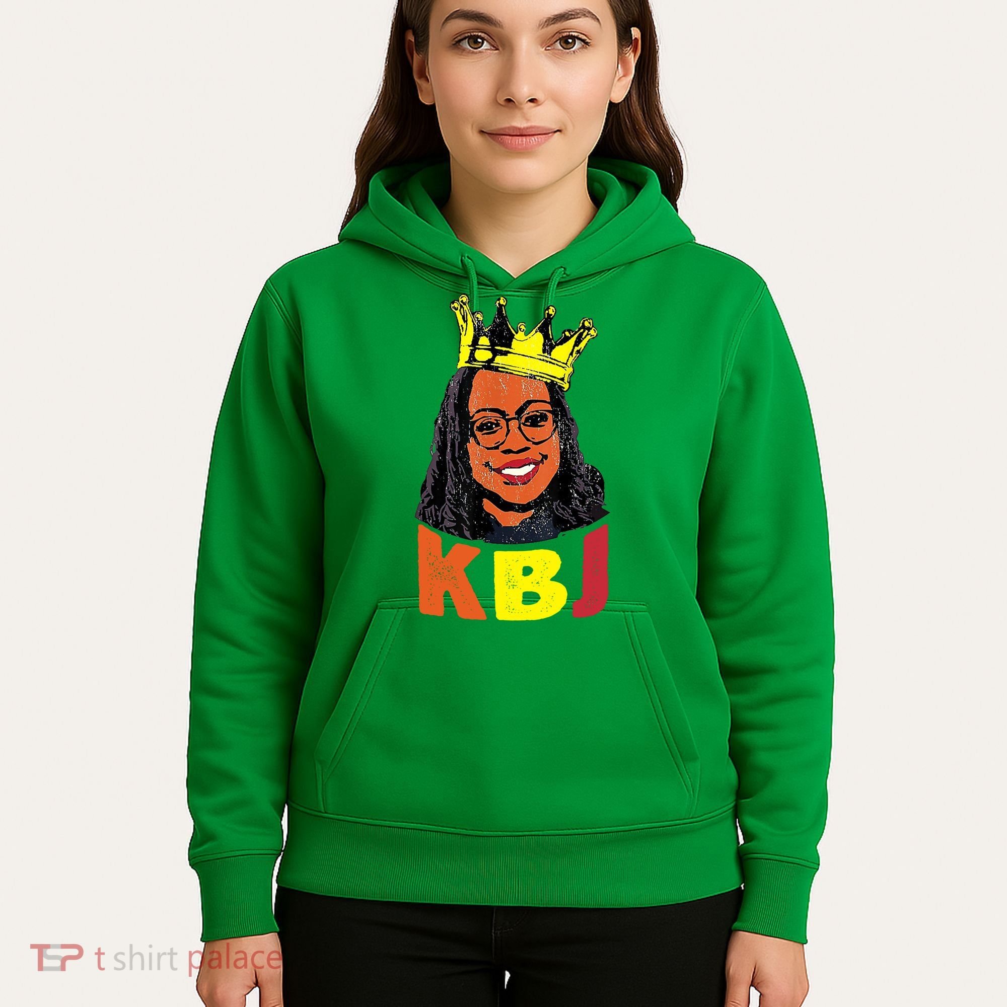 Ketanji Brown Jackson Retro KBJ Crown Hoodie