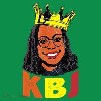 Ketanji Brown Jackson Retro KBJ Crown Coaster thumb 2