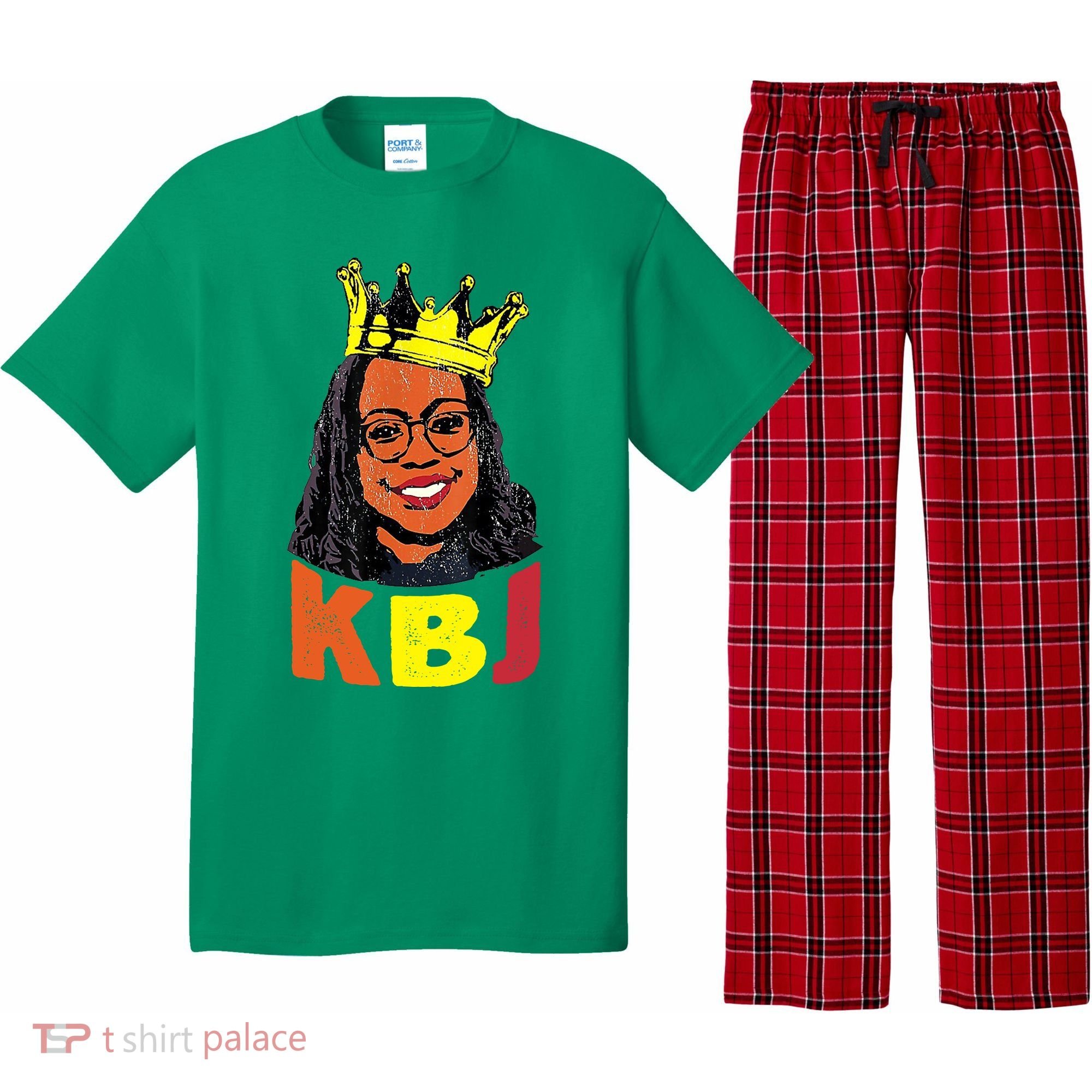 Ketanji Brown Jackson Retro KBJ Crown Pajama Set