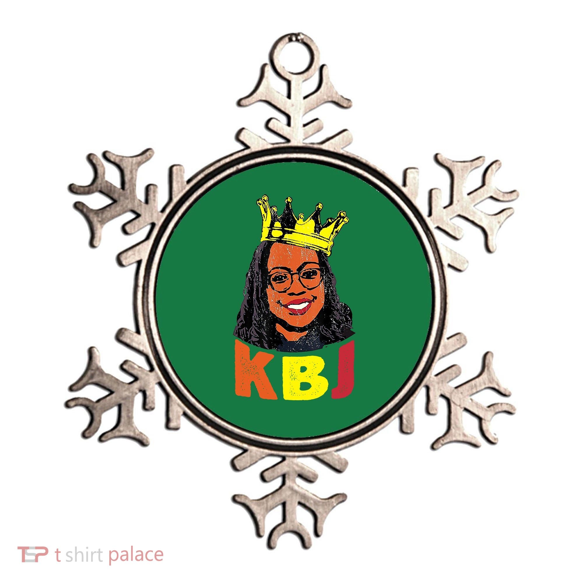 Ketanji Brown Jackson Retro KBJ Crown Ornament
