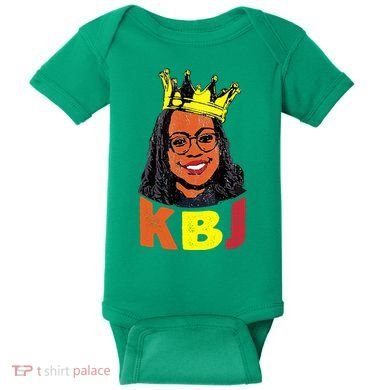 Ketanji Brown Jackson Retro KBJ Crown Baby Bodysuit