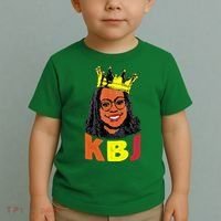 Ketanji Brown Jackson Retro KBJ Crown Toddler T-Shirt thumb 2
