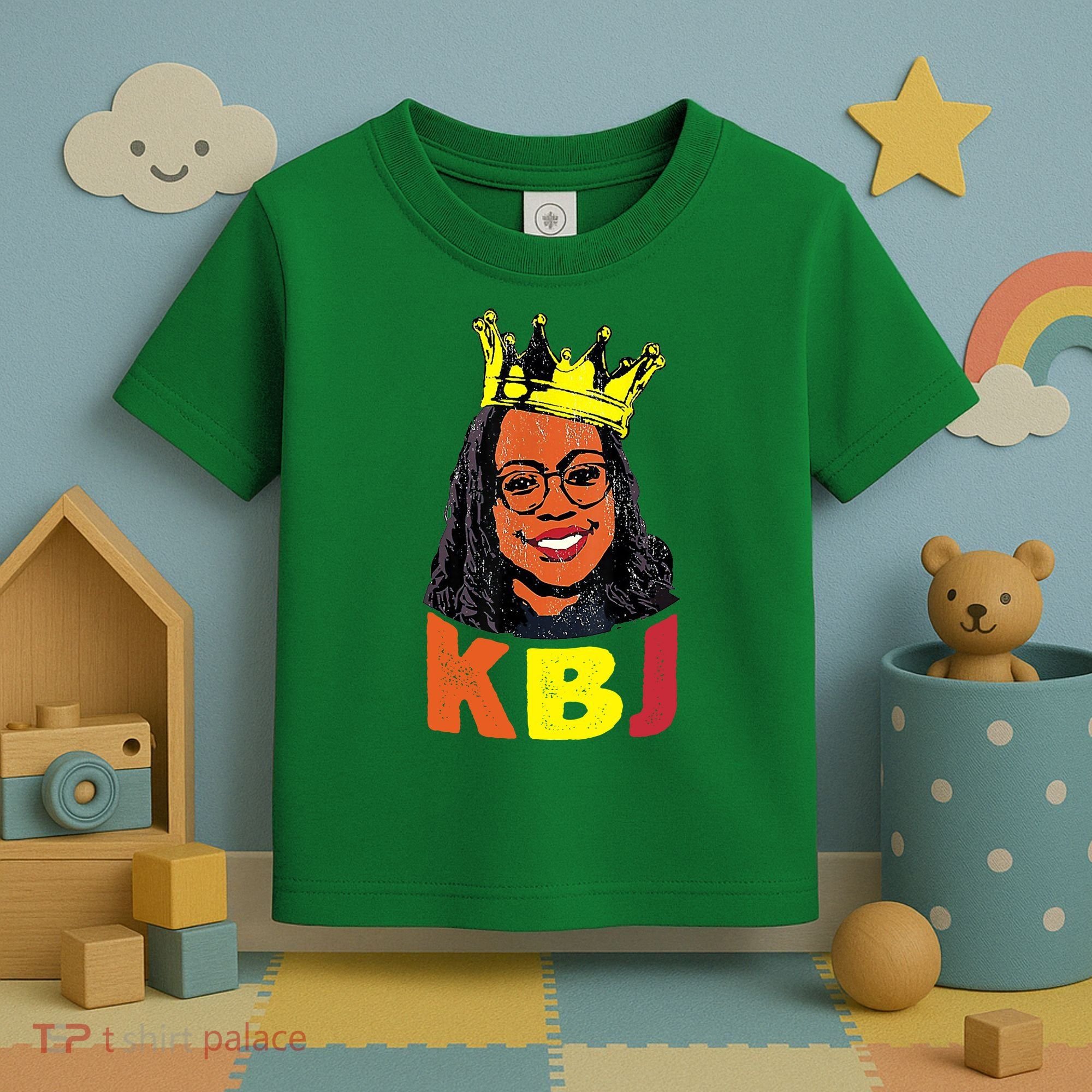 Ketanji Brown Jackson Retro KBJ Crown Toddler T-Shirt
