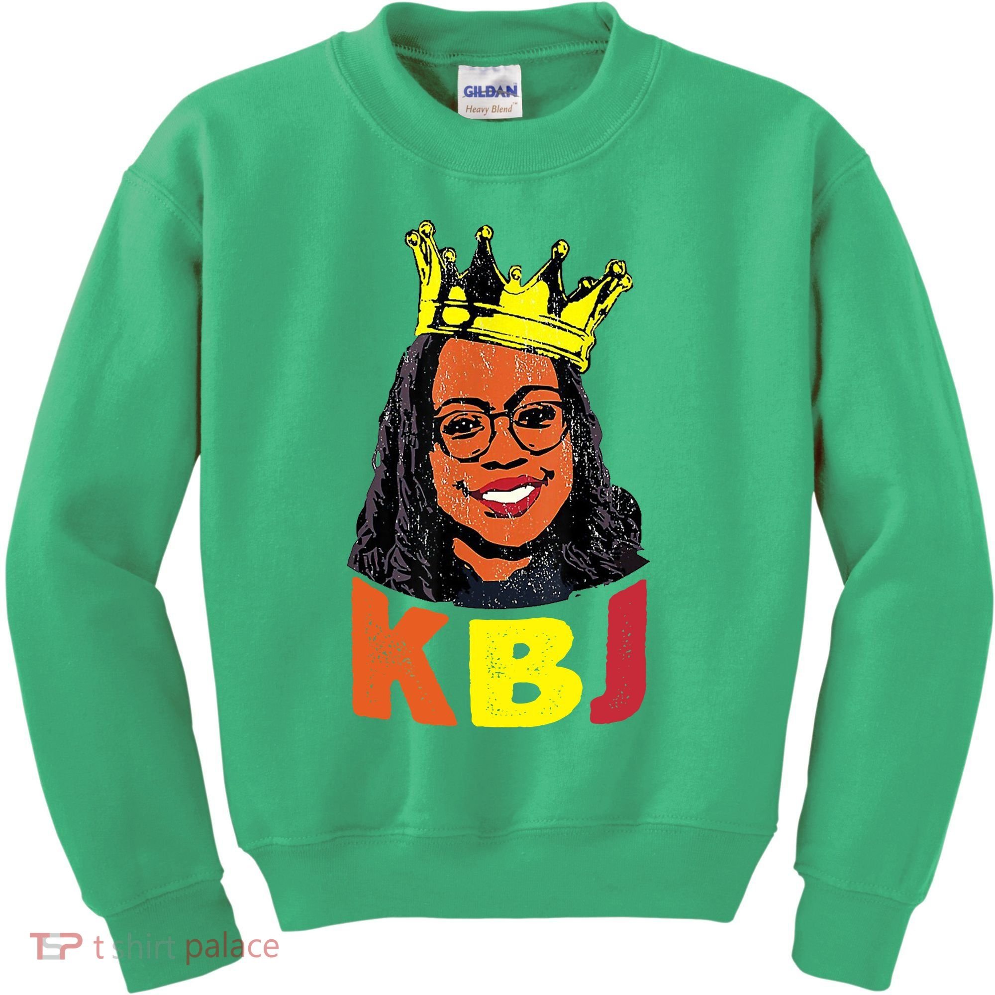 Ketanji Brown Jackson Retro KBJ Crown Kids Sweatshirt