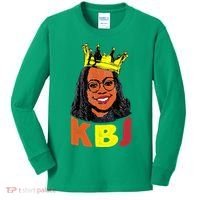 Ketanji Brown Jackson Retro KBJ Crown Kids Long Sleeve Shirt thumb 0