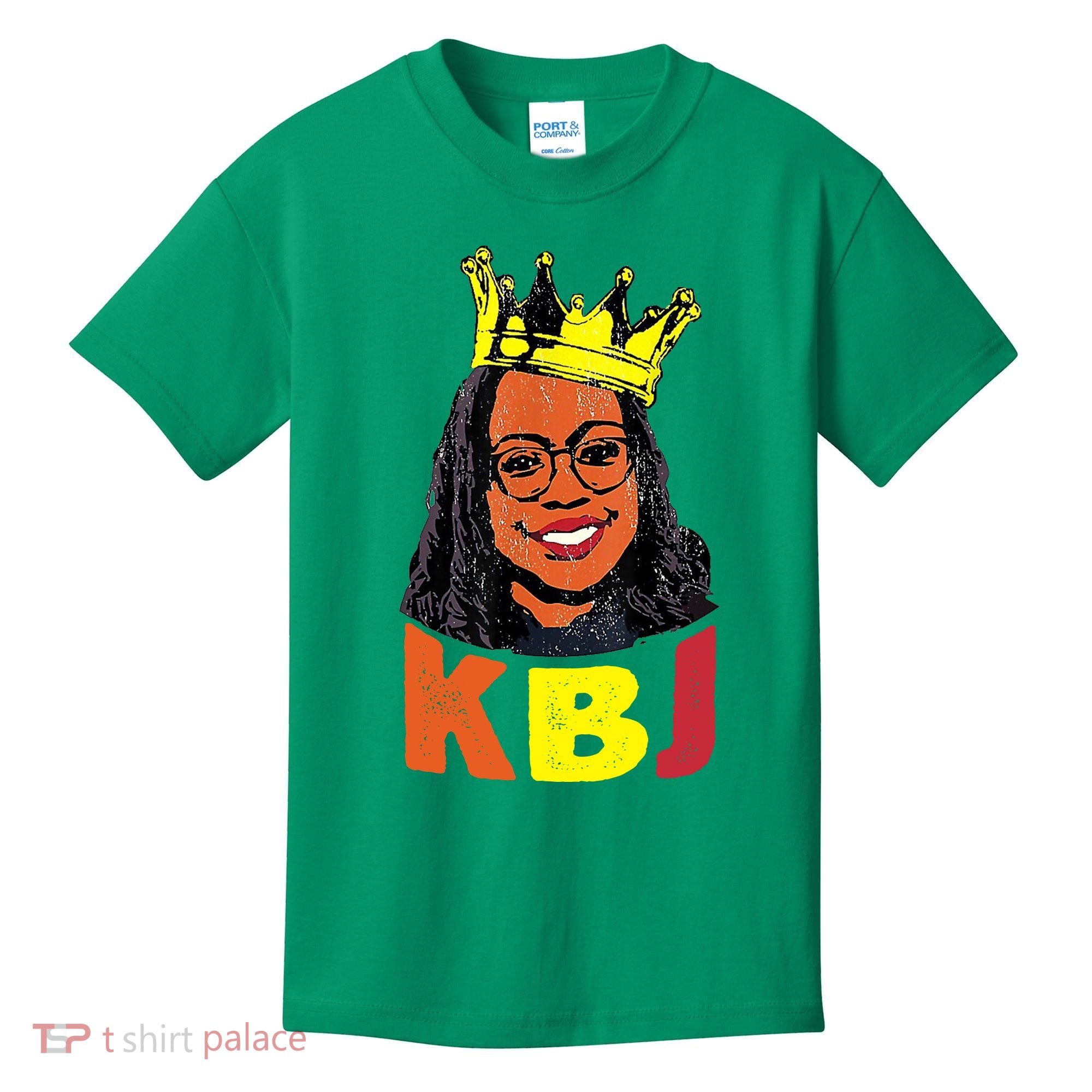 Ketanji Brown Jackson Retro KBJ Crown Kids T-Shirt