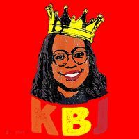Ketanji Brown Jackson Retro KBJ Crown Santa Hat thumb 1