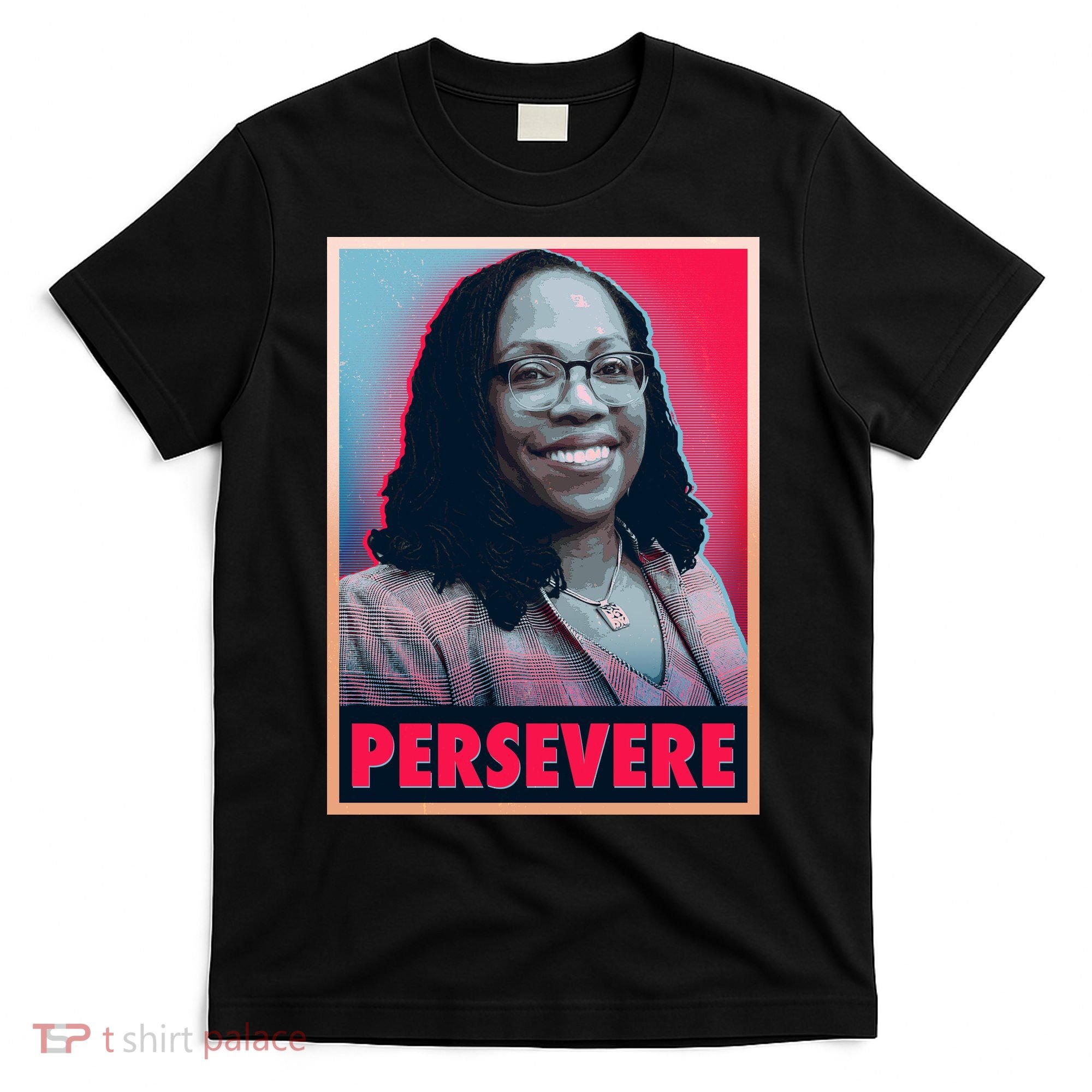 Ketanji Brown Jackson KBJ Persevere Vintage Poster T-Shirt