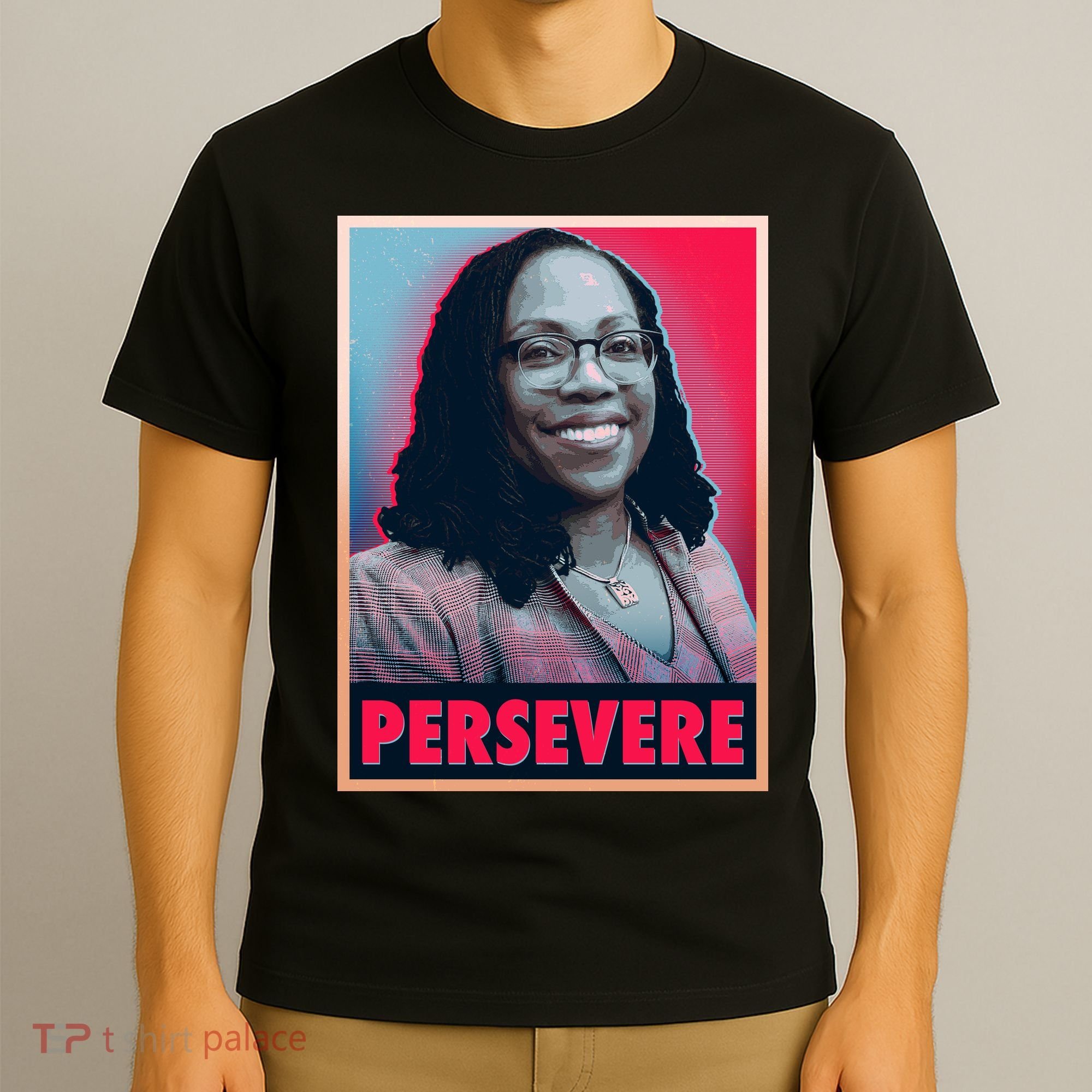 Ketanji Brown Jackson KBJ Persevere Vintage Poster T-Shirt