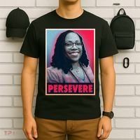 Ketanji Brown Jackson KBJ Persevere Vintage Poster T-Shirt thumb 6