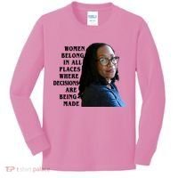 Ketanji Brown Jackson Women Quote Kids Long Sleeve Shirt thumb 0