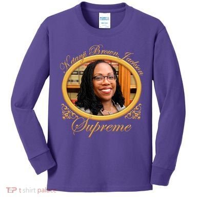 Ketanji Brown Jackson Supreme Kids Long Sleeve Shirt