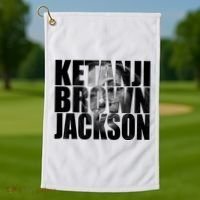 Ketanji Brown Jackson Supreme Court Justice Golf Towel thumb 1