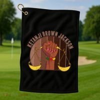 Ketanji Brown Jackson Supreme Court Justice Golf Towel thumb 1