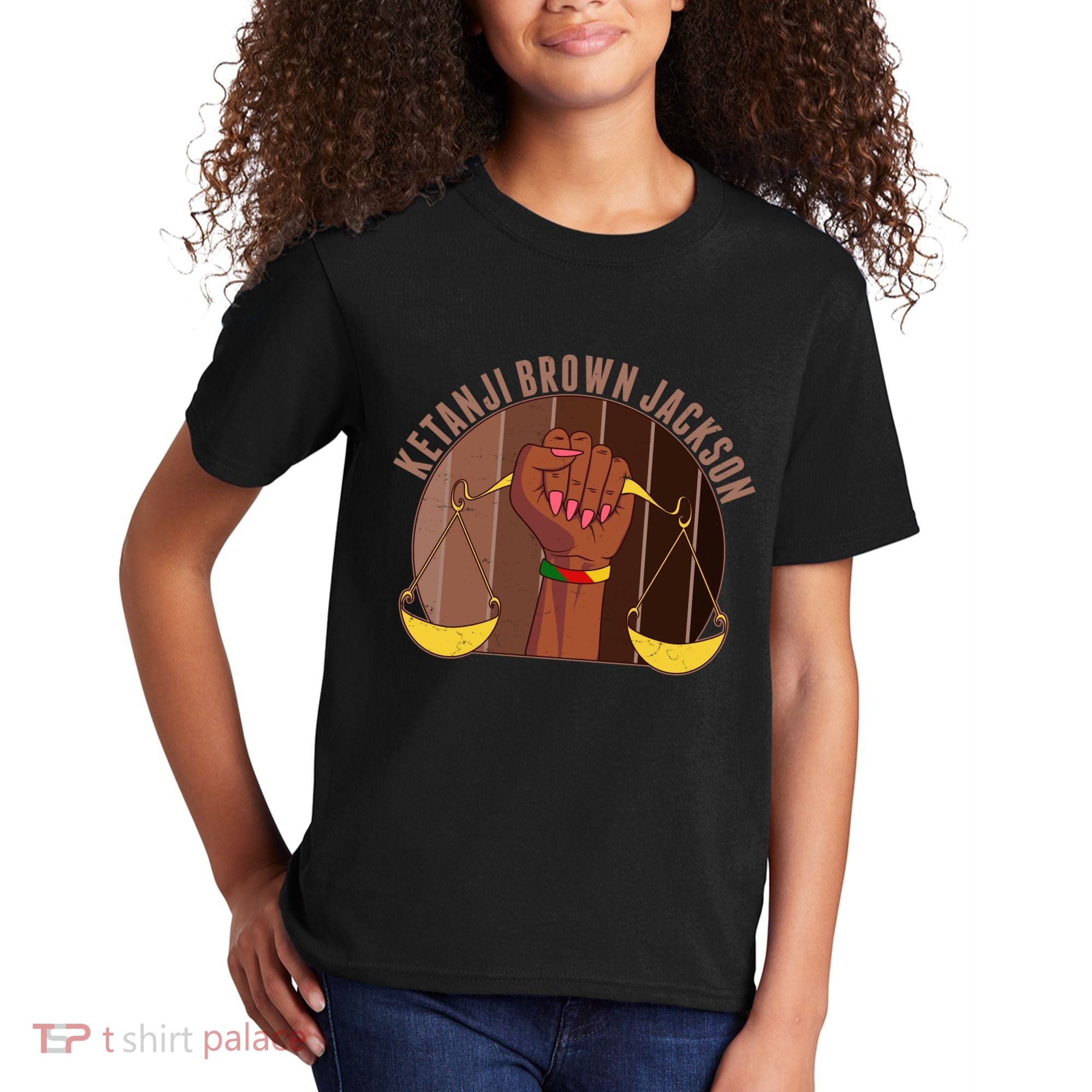 Ketanji Brown Jackson Supreme Court Justice Kids T-Shirt
