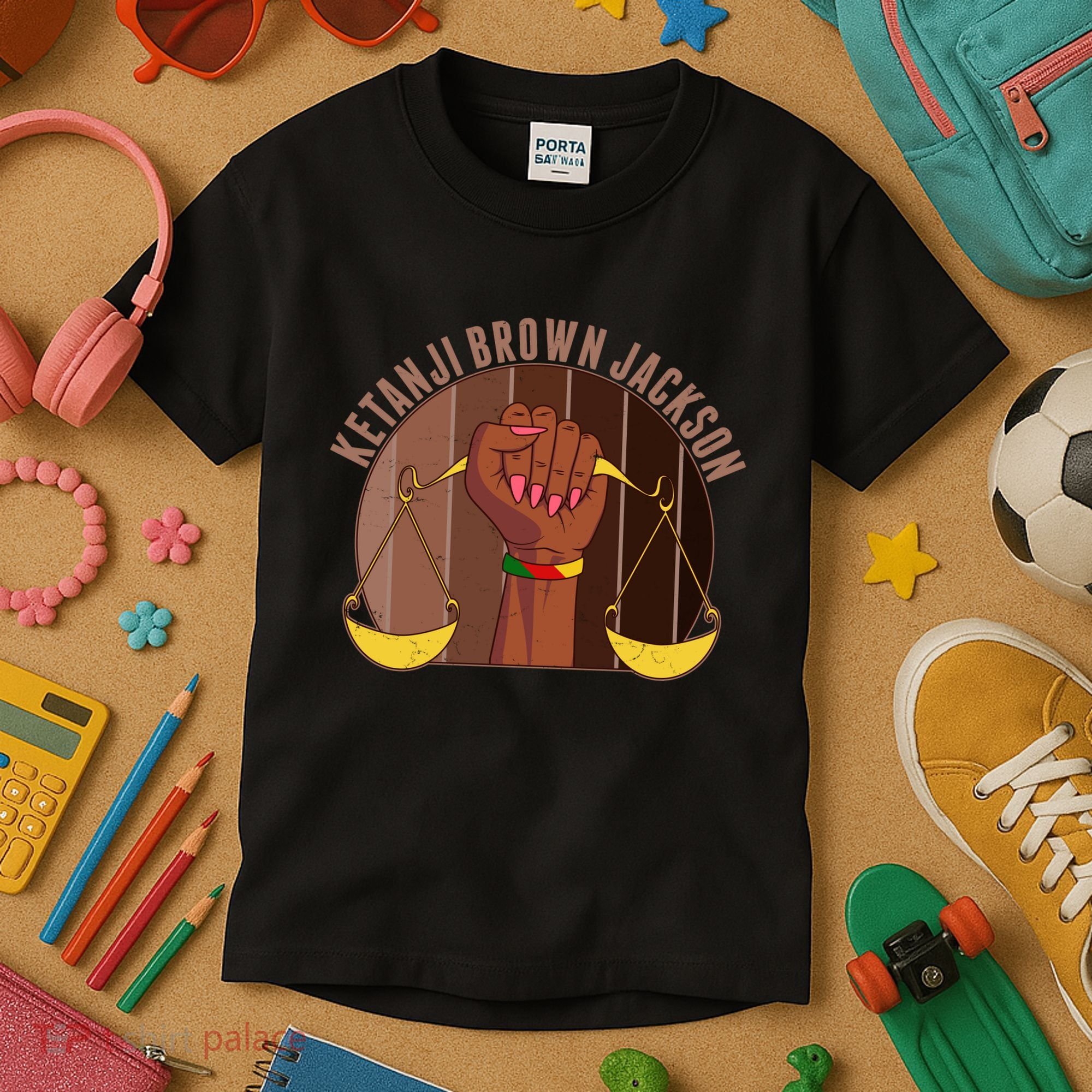 Ketanji Brown Jackson Supreme Court Justice Kids T-Shirt