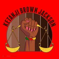 Ketanji Brown Jackson Supreme Court Justice Santa Hat thumb 1