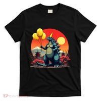 Kaiju Birthday Japan Monster Movie Bday Party Decorations T-Shirt thumb 0