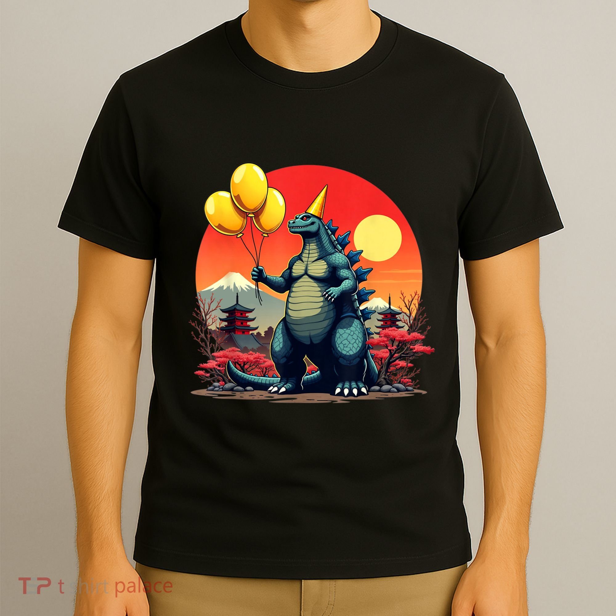 Kaiju Birthday Japan Monster Movie Bday Party Decorations T-Shirt