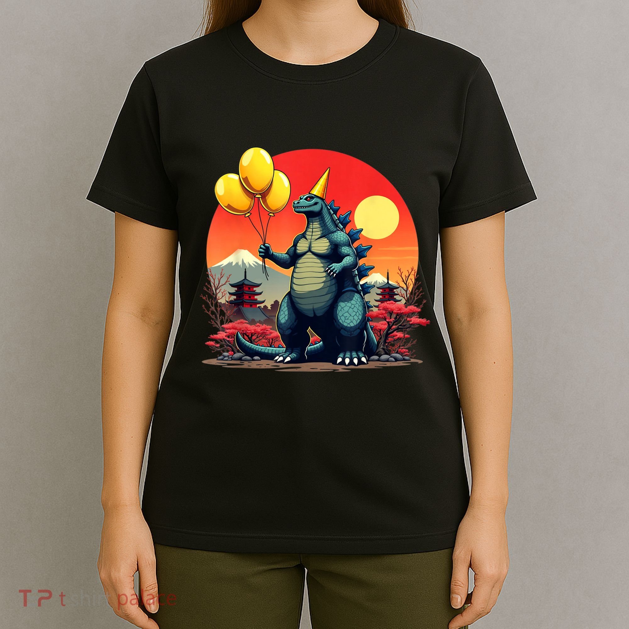 Kaiju Birthday Japan Monster Movie Bday Party Decorations T-Shirt