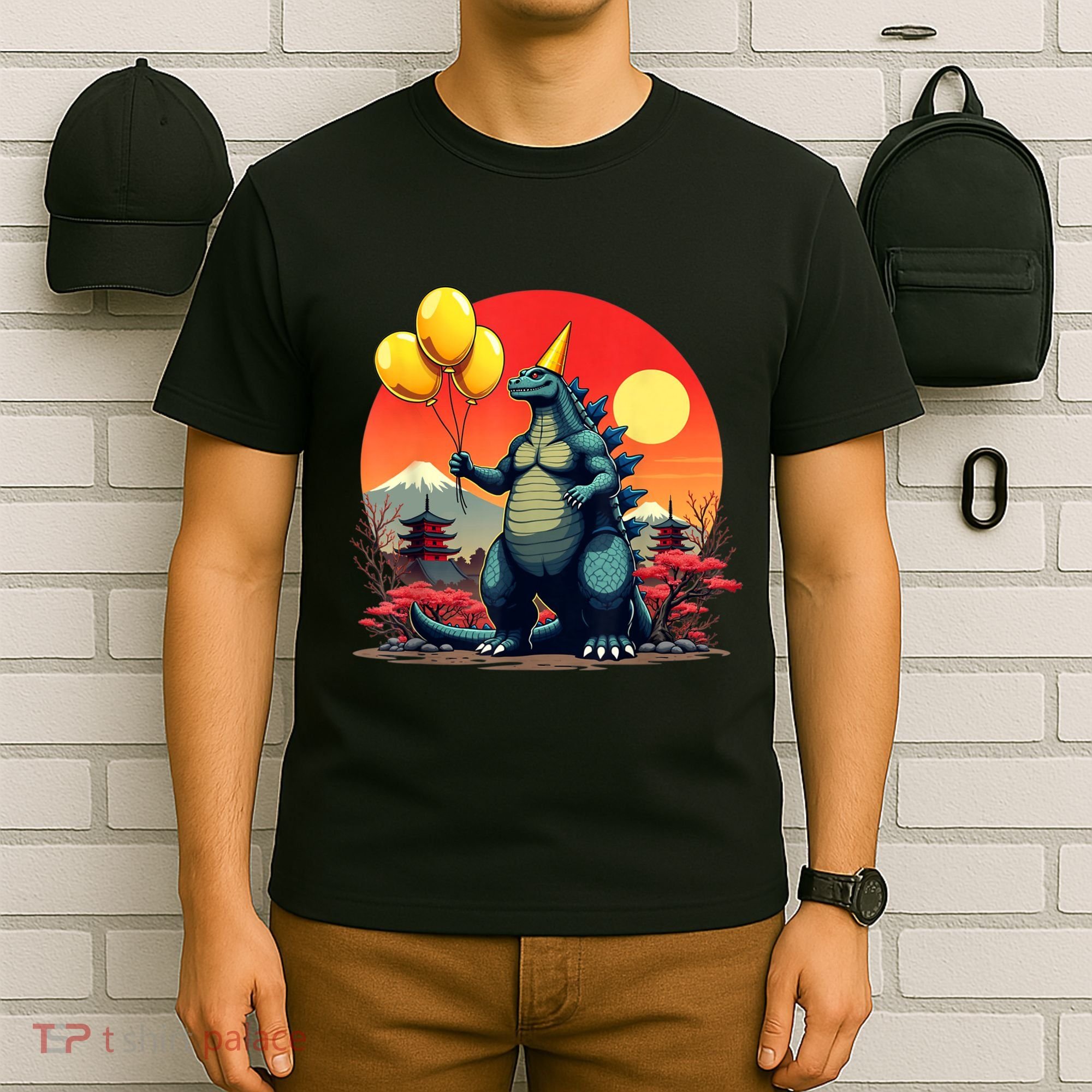 Kaiju Birthday Japan Monster Movie Bday Party Decorations T-Shirt