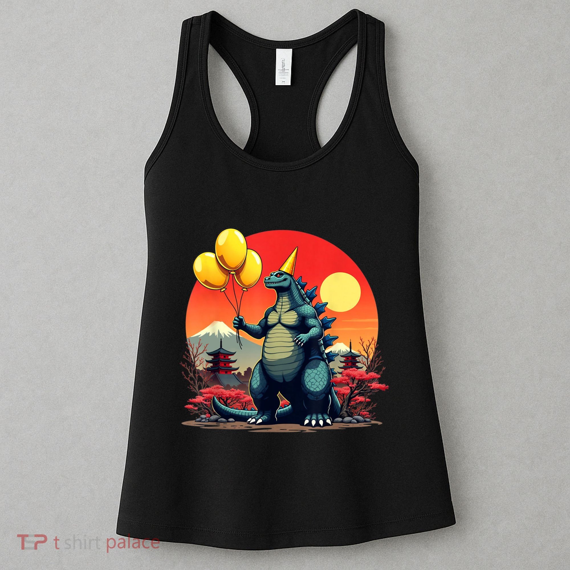 Kaiju Birthday Japan Monster Movie Bday Party Decorations Women's Tank Top