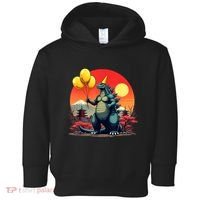 Kaiju Birthday Japan Monster Movie Bday Party Decorations Toddler Hoodie thumb 0