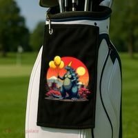 Kaiju Birthday Japan Monster Movie Bday Party Decorations Golf Towel thumb 2
