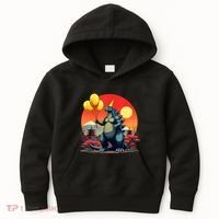 Kaiju Birthday Japan Monster Movie Bday Party Decorations Kids Hoodie thumb 0