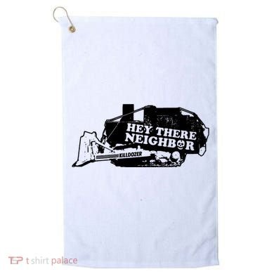 Killdozer Bulldozer Golf Towel