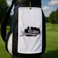 Killdozer Bulldozer Golf Towel thumb 2