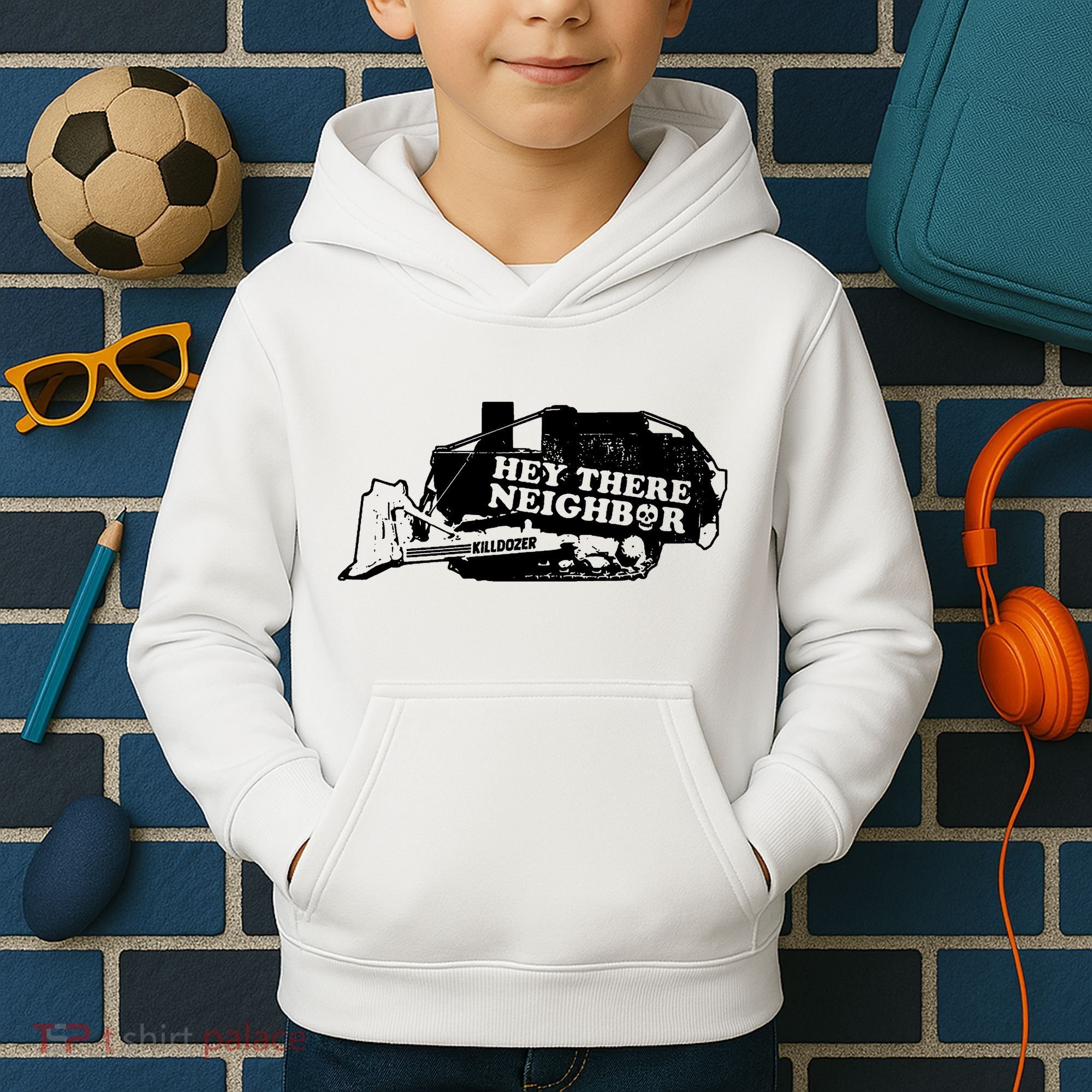 Killdozer Bulldozer Kids Hoodie