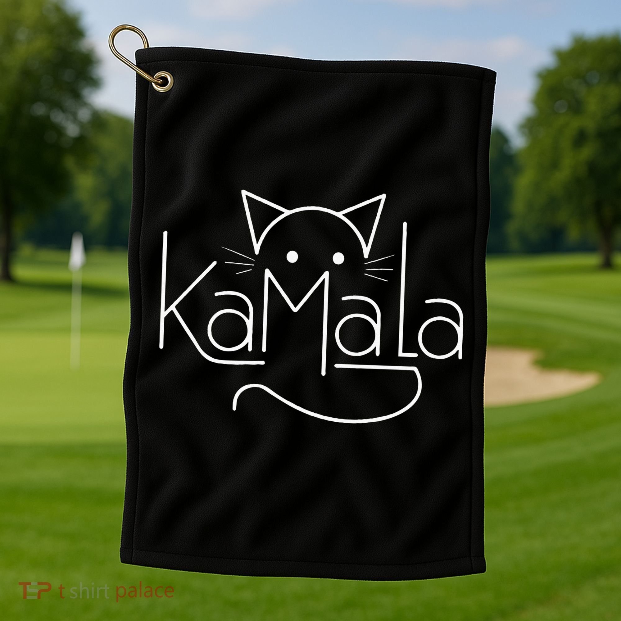 Kamala Babe Kamala Harris Tim Walz Waltz Premium Golf Towel
