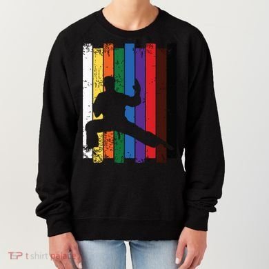 Karate Belt Karate Silhouette T Martial Arts Women's Sweatshirt