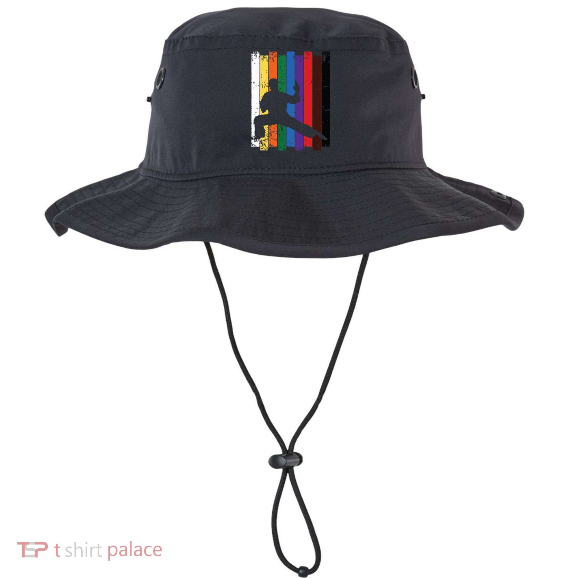 Karate Belt Karate Silhouette T Martial Arts Bucket Hat